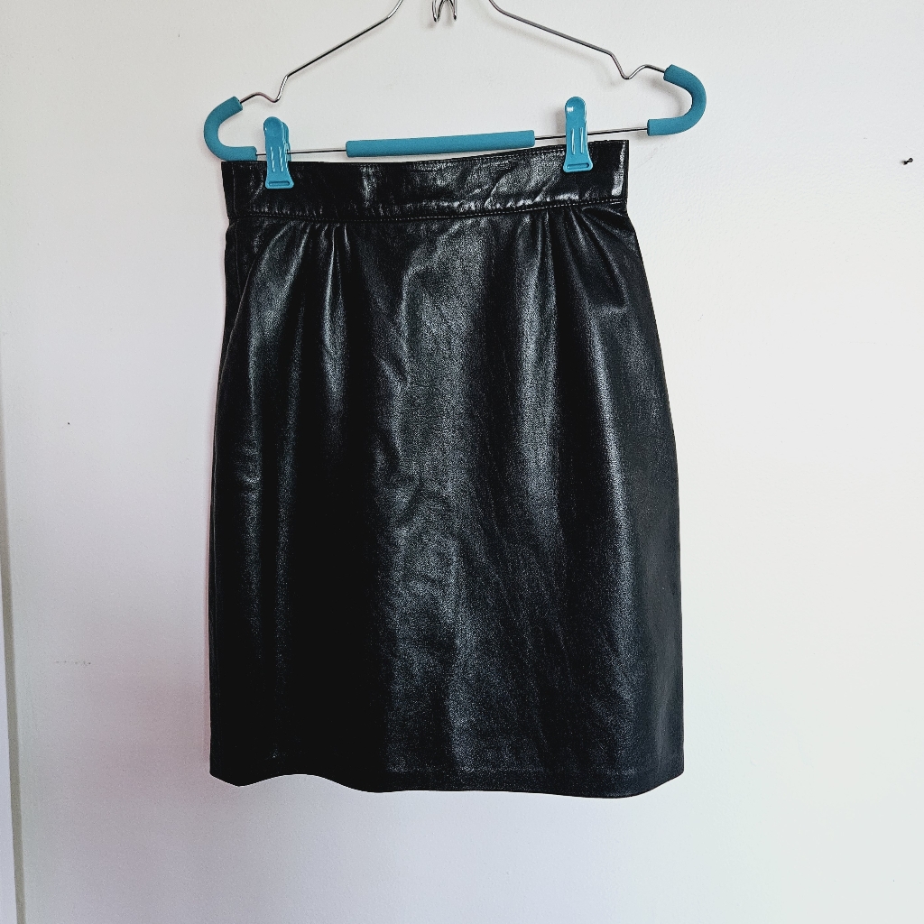 Genuine Leather Mini Skirt Vintage Augustina Carmel By The Sea